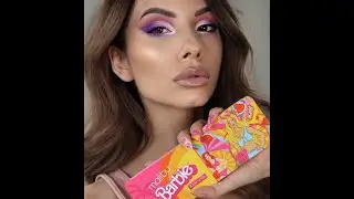 I'm a Barbie Girl! ☀️🌴 A Pink & Purple Eyeshadow Tutorial using Malibu Barbie x @BYS Cosmetics!