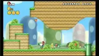New Super Mario Bros. Wii - World 1-3 - Saving Toad