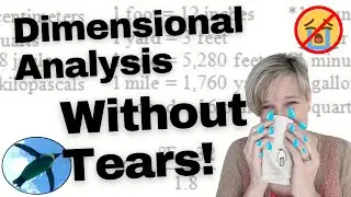 Unit Analysis NO CRYING!!! 🐧