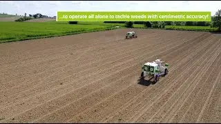 Garlic weeding & Sunflower seeding with the autonomous tool-carrier Orio