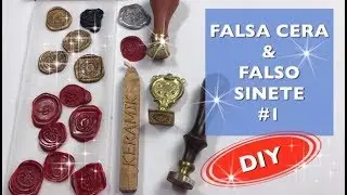 FALSA CERA & FALSO SINETE #1   DIY   Estúdio Brigit