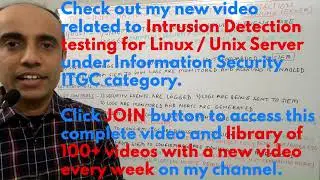 IT with Varun Vohra - ITGC- Information Security - Intrusion Detection - Linux / Unix Server (Promo)
