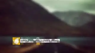 Free Ücretsiz VIDEOHIVE SIMPLE MINIMAL LOWER THIRD - Free After Effects Template Videohive projects