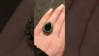 Кольцо Хюррем Султан.Кольцо из бисера.МК на канале #mk #tutorial #diy #бисер