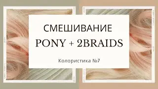 Смешивание 2Braids и Пони - зачем и как | Колористика №7