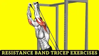 7 Best Resistance Band Exercises To GET TONED TRICEPS FAST