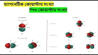 part-6 || ম্যাগনেটিক কোয়ান্টাম সংখ্যা || স্পিন কোয়ান্টাম সংখ্যা  || ssc chemistry || polytechnic