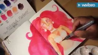 5 Techniques To Use with Jane Davenport's Mermaid Markers