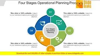 Four Stages Operational Planning Process Ppt Powerpoint Presentation Gallery Design Ideas