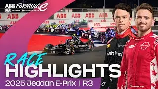 LAST LAP WIN 🤩 | 2025 Jeddah E-Prix Race Highlights