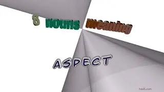 aspect - 11 nouns which are synonym to aspect (sentence examples)