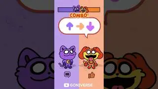 Up-up-right Challenge! | Poppy Playtime Animation #memes #dancechallenge #smilingcritters #catnap