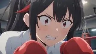 Girl Belly punch boxing6