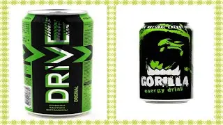 ОБЗОР и СРАВНЕНИЕ ЭНЕРГЕТИКОВ ГОРИЛЛА и ДРАЙВ МИ/Review energy drinks/ GORILLA energy drink