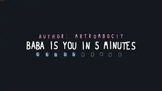 (FWR) Baba is You Any% Speedrun - 4:58