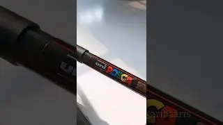 Golden Posca Marker ✨ Asmr #shorts #asmr