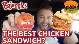 THE BEST CHICKEN SANDWICH & The NEW Creamy Buffalo Sauce - Bojangles Review