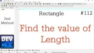 Find the value of Length of rectangle from perimeter in C Programming language