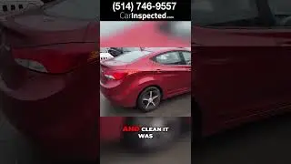 2013 Hyundai Elantra car inspection by Car Inspected™