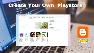 How to make our own App and games store with blogger . amazing templates | Pledge | 2022 | #blogger