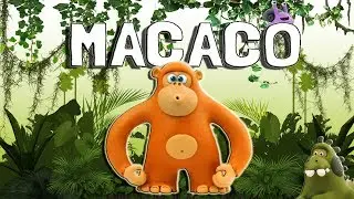 ALFABETO FALANTE ABC Canção. Talking Zoo ABC Portuguese Alphabet Song. Learn Portuguese ABC.