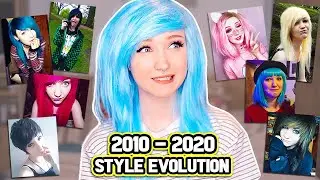 MY STYLE EVOLUTION 2010-2020 (& 10 Year Hair Timeline!) ✨