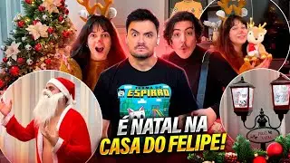 A CASA DO FELIPE NETO NO NATAL PARECE UM FILME DA SESSÃO DA TARDE.