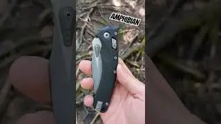 Sunday adventure w/ @MicrotechKnivesOfficial Amphibian fluted aluminum apocalyptic blade #edc