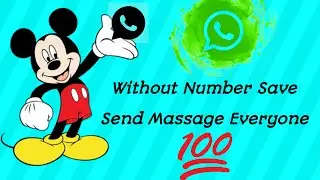 How to send a message on WhatsApp without adding contact #SendWhatsAppMessageWithoutSavingNumber