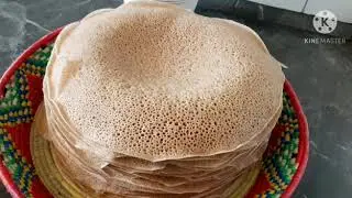 በማማሳያ ተቦክቶ የተጋገረ እንጀራ