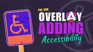 Angular CDK Overlay: Adding accessibility features