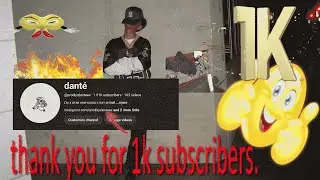 THANK YOU FOR 1K SUBSCRIBERS !!!
