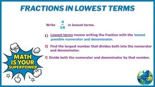 Fractions In Lowest Terms