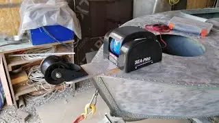 Sea pro winch, bowsprit for roller with your own hands