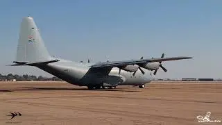 28 Squadron C130BZ '409' Departure out of Airforce Base Waterkloof