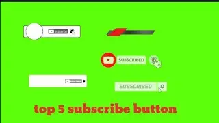 top 5 subscribe green screen animation video for youtuber