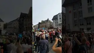 Sächsische Tag in Aue. Unsere Hymne 