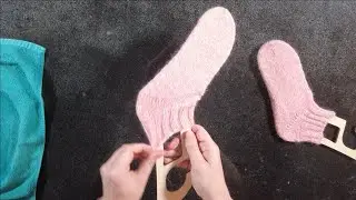 How to Wash and Block Your Handmade Socks for Perfectly Even Stitches