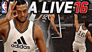 PLAYING NBA LIVE 16 IN 2024! #1 ADIDAS ROOKIE SHOWCASE