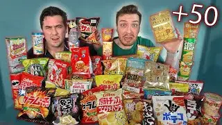 I Try EVERY Japanese Potato Chip Ft. 