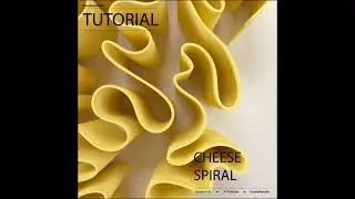 Cinema 4D Tutorial Create a Cheese Spiral using X-Particles and Octane Render