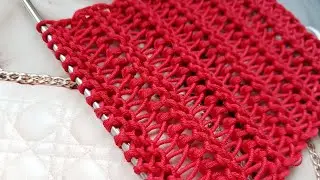 Knitting pattern ❤ Узор спицами ❤ strickmuster ❤ tricot ❤ how to knit ❤  tricô ❤  örgü deseni बुनना