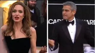 Angelina Jolie Loses Brad Pitt During Oscars Date Night!