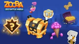 Открыл новый Черный легендарный ящик в Zooba! Выбил все что можно было! | Zooba