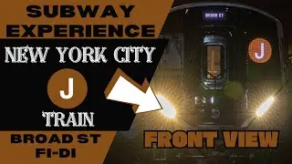 New York City Subway J Train (to Broad St) Front View