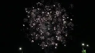 Салют на День города, Омск, 2021.