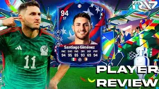 LA CARTA QUE ESPERABAMOS LOS MEXICANOS | SANTIAGO GIMENEZ PATH TO GLORY 94 PLAYER REVIEW EAFC 24 UT
