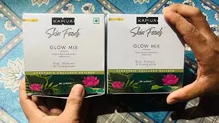 Kapiva Skin foody glow mix review #kapiva #skinfood