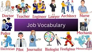 Must know Job Vocabulary in English with Summary, Profession or Occupation  #englishvocabulary