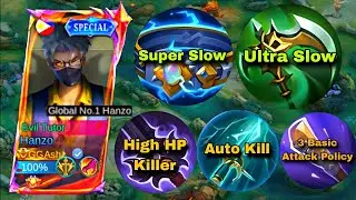 HANZO SUPER ULTRA SLOW META BUILD 2024 (most intense hanzo battle)